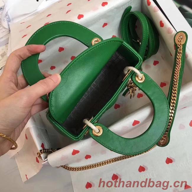 MINI LADY DIOR-TAS VAN LAMSLEER CAL44500 green