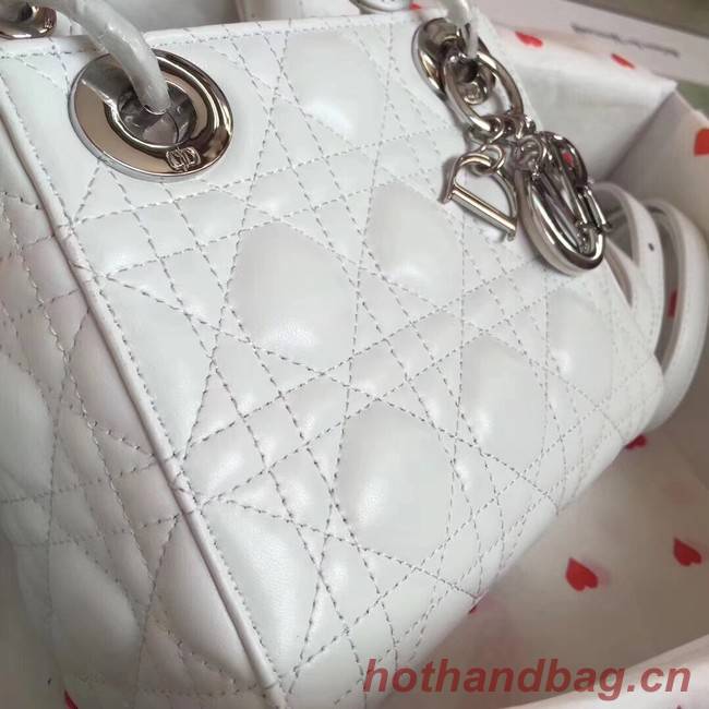 MINI LADY DIOR-TAS VAN LAMSLEER CAL44500 white