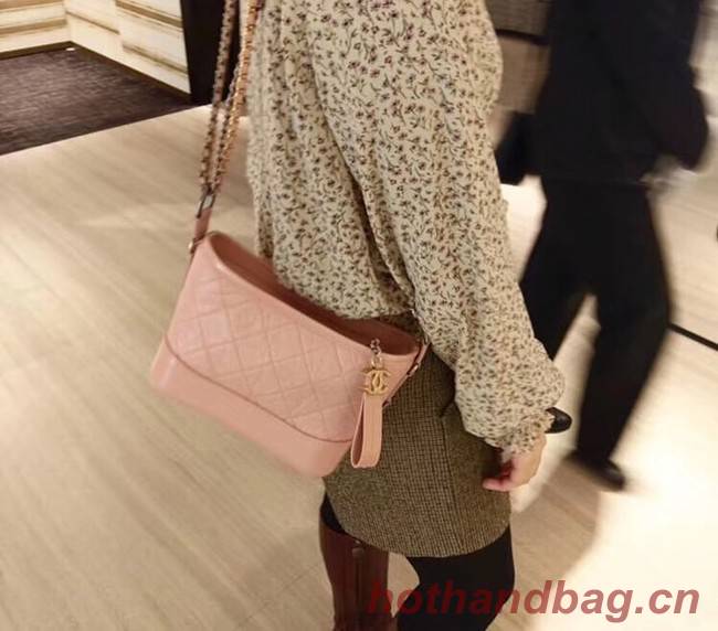 chanel gabrielle small hobo bag A91810 light pink