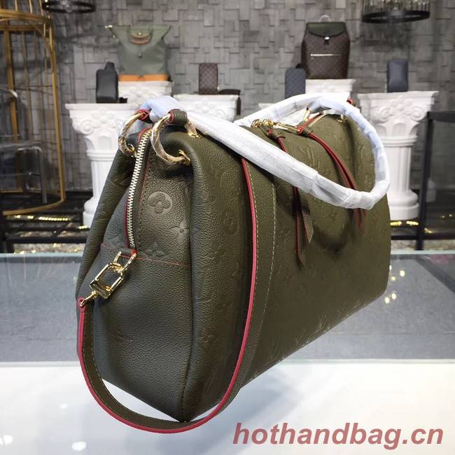 Louis vuitton original mongram empreinte PONTHIEU PM M43721 Khaki