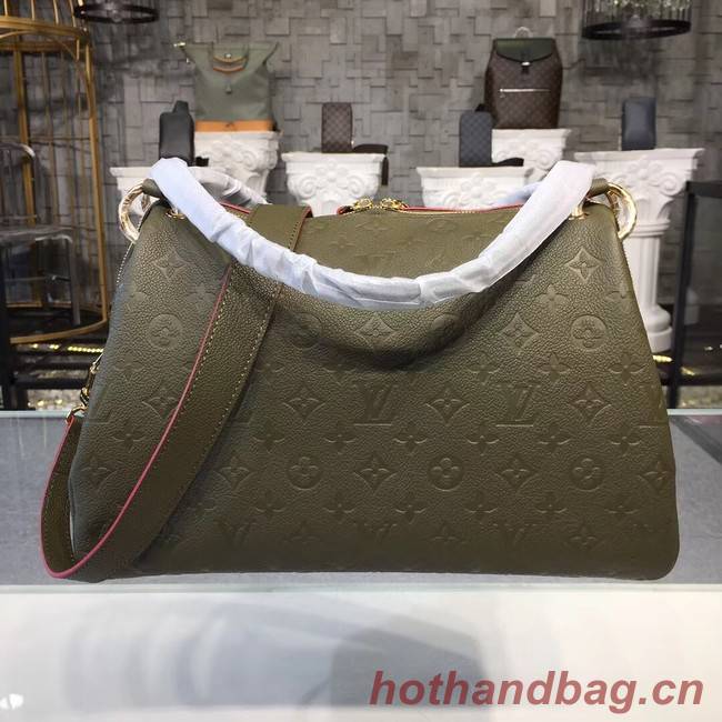 Louis vuitton original mongram empreinte PONTHIEU PM M43721 Khaki