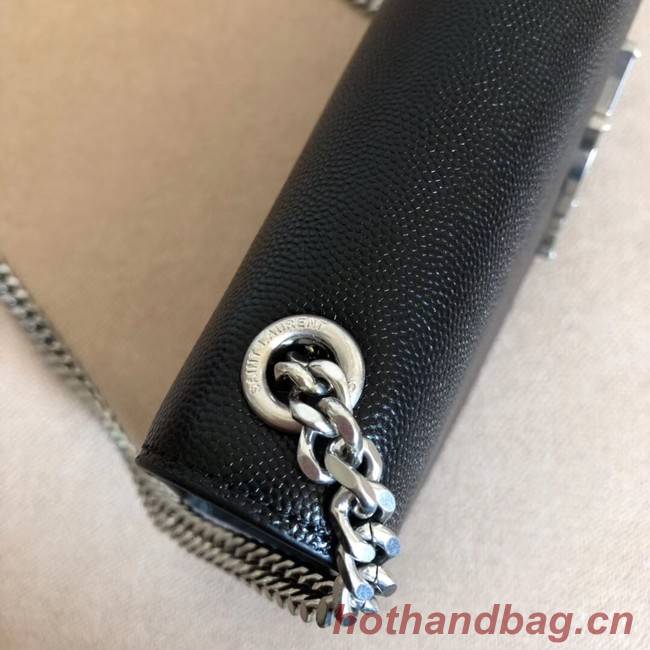 SAINT LAURENT Kate Monogram leather shoulder bag 87613 black