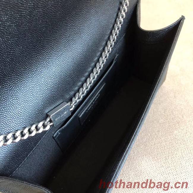 SAINT LAURENT Kate Monogram leather shoulder bag 87613 black