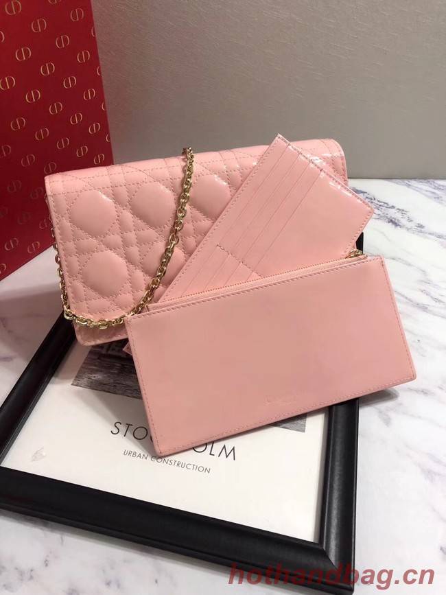 LADY DIOR CALFSKIN WALLET M9001 pink