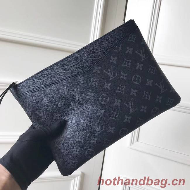 Louis vuitton original Monogram Eclipse Canvas DAILY POUCH M62048