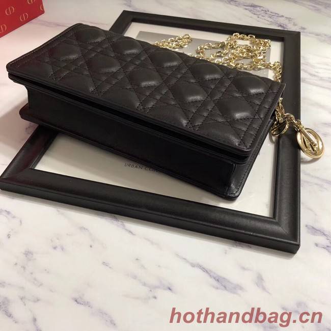 LADY DIOR-CLUTCH VAN LAMSLEER S0204 black