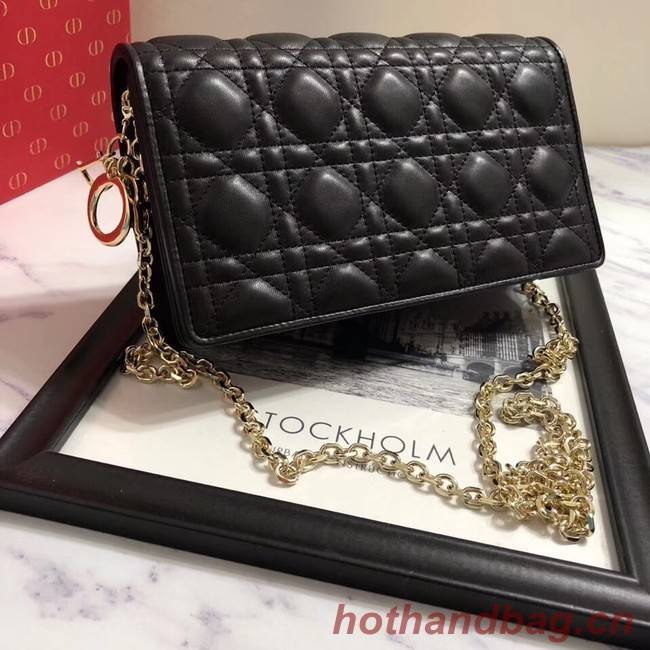 LADY DIOR-CLUTCH VAN LAMSLEER S0204 black