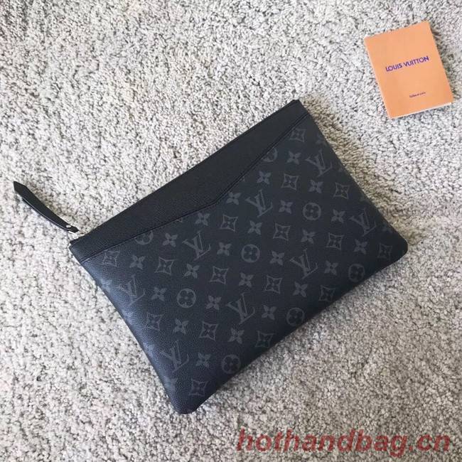 Louis vuitton original Monogram Eclipse Canvas DAILY POUCH M62048