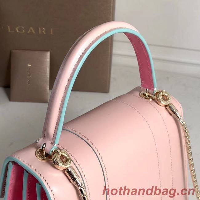 Bvlgari Serpenti Forever leather small crossbody bag 70736 Pink