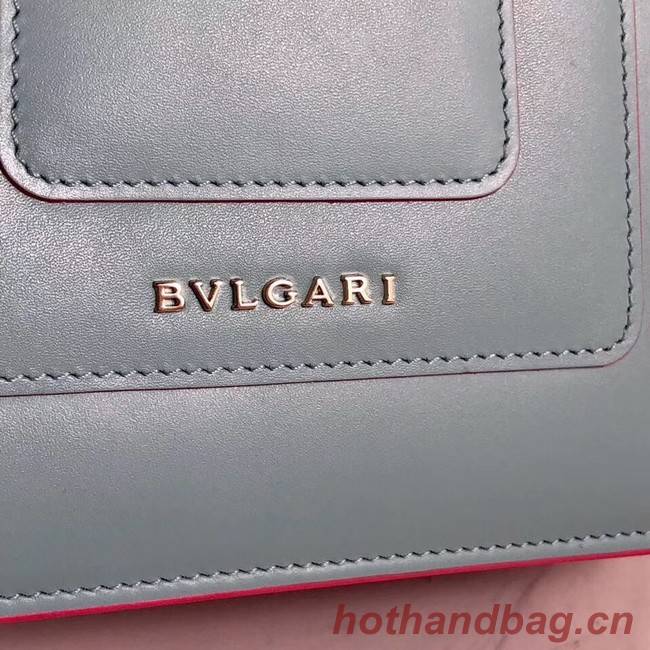 Bvlgari Serpenti Forever leather small crossbody bag 70736 light blue