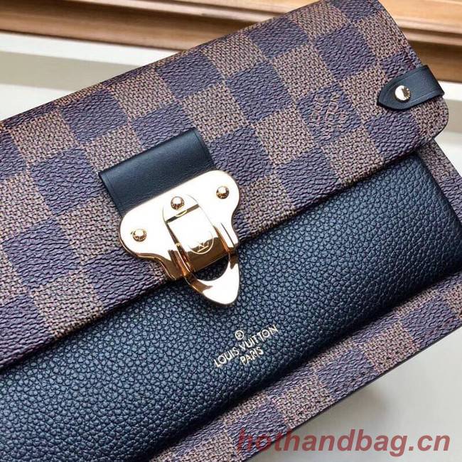 Louis Vuitton original VAVIN CHAIN WALLET N60237 black