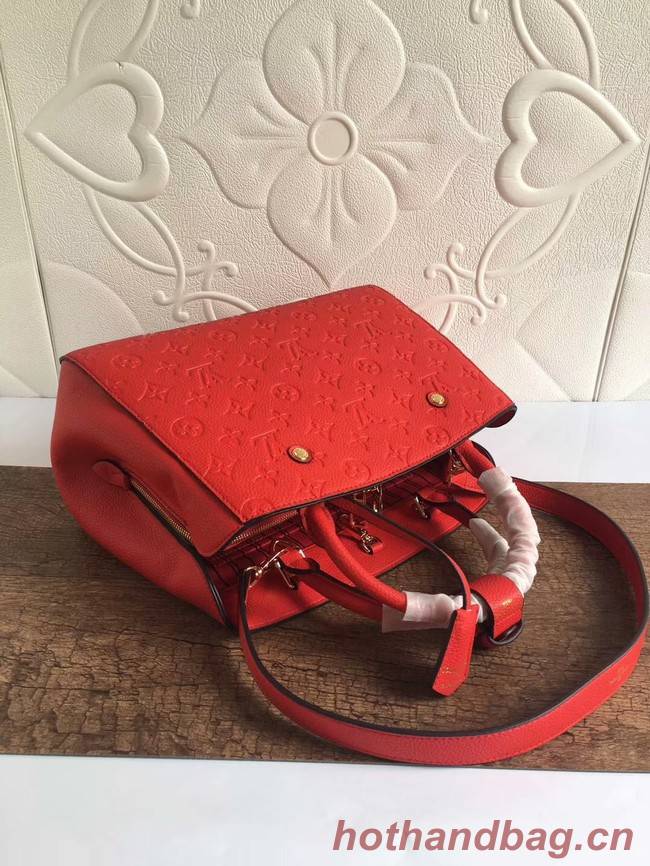 Louis vuitton mongram empreinte MONTAIGNE N41046 red