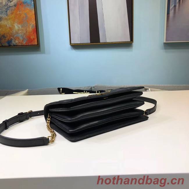 SAINT LAURENT Angie quilted leather shoulder bag 568906 black