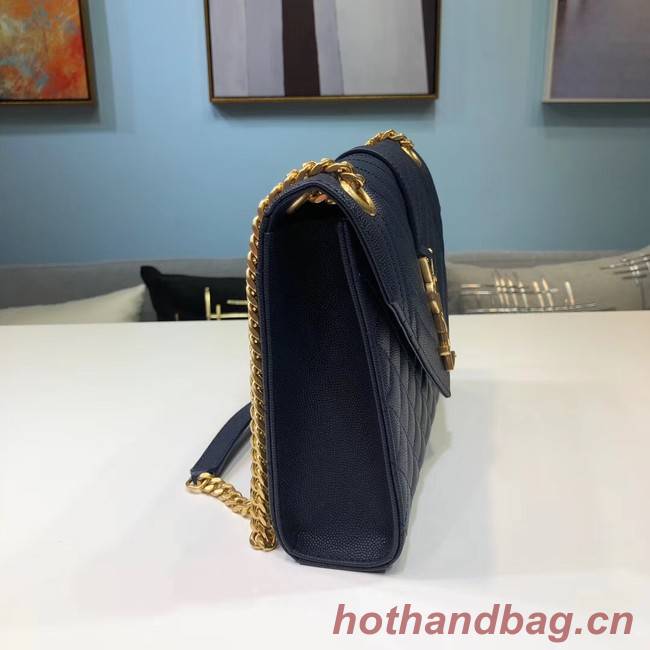 SAINT LAURENT Medium satchel 487206 dark blue