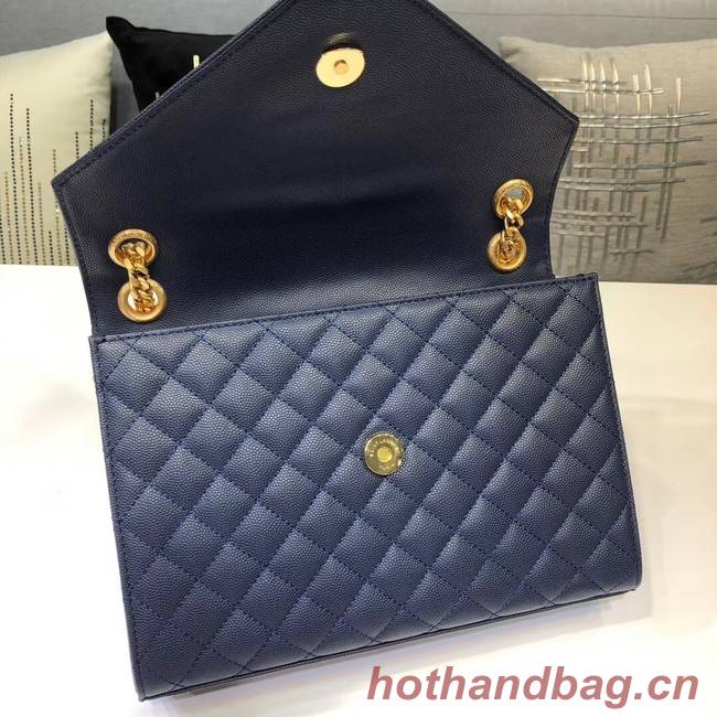 SAINT LAURENT Medium satchel 487206 dark blue