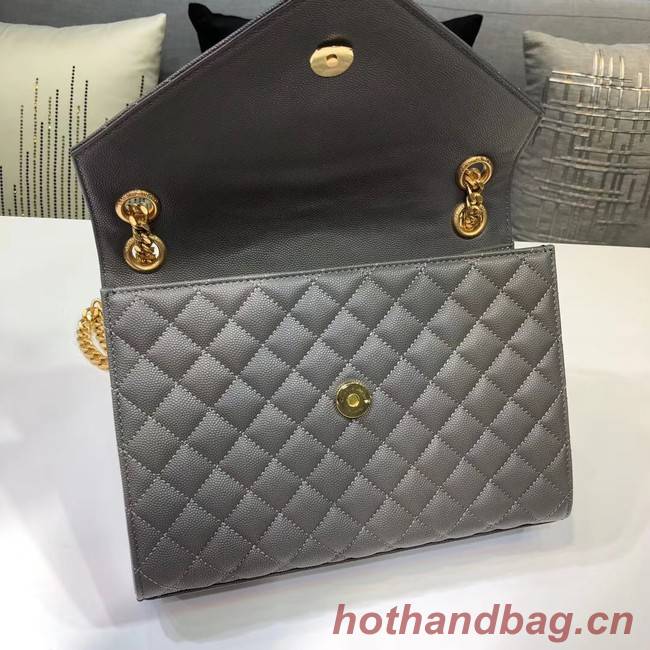 SAINT LAURENT Medium satchel 487206 grey