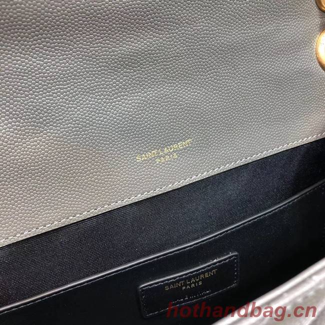 SAINT LAURENT Medium satchel 487206 grey