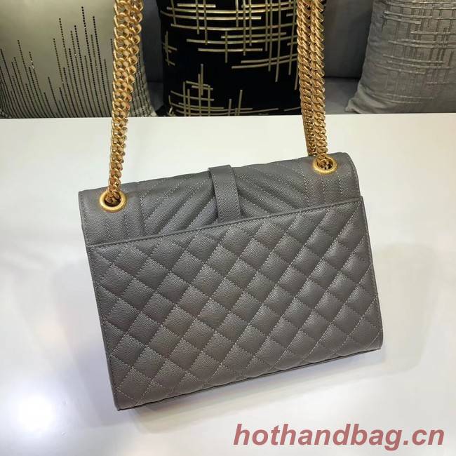 SAINT LAURENT Medium satchel 487206 grey