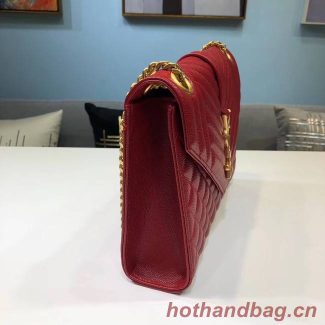 SAINT LAURENT Medium satchel 487206 red