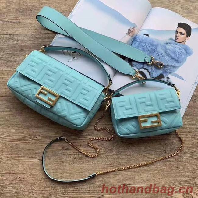 FENDI BAGUETTE Mini Shoulder Bag 8BS017 light blue