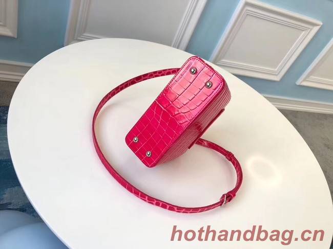 Louis vuitton original crocodile CAPUCINES PM M94587 rose