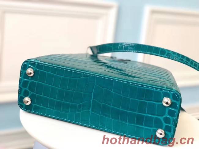 Louis vuitton original crocodile CAPUCINES PM N93163 green