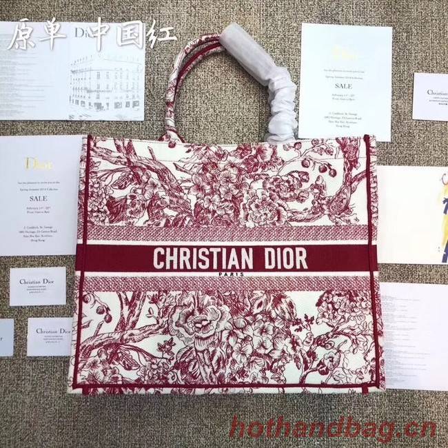 DIOR BOOK TOTE BAG TOILE DE JOUY M1286ZT pink