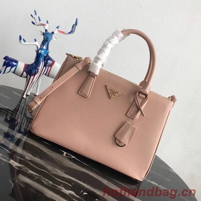 Prada Saffiano original Leather Tote Bag 1BA1801 Light Pink