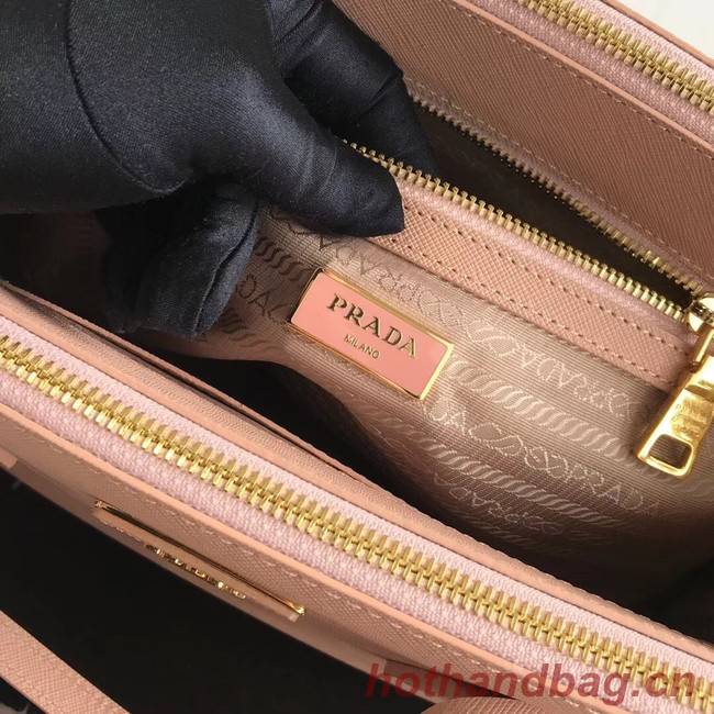 Prada Saffiano original Leather Tote Bag 1BA1801 Light Pink