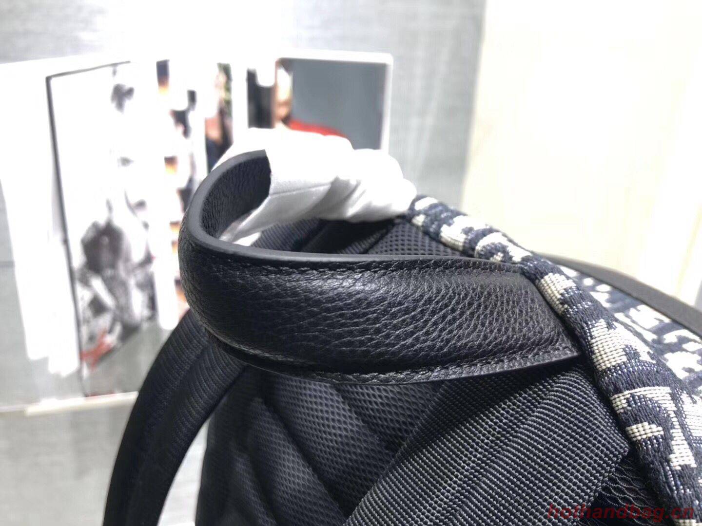 Dior Canvas Backpack Bag M04421 Black