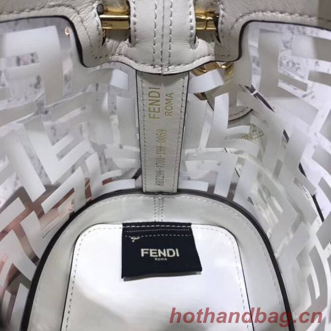 Fendi MON TRESOR PU Mini Handbag 8BS010 white