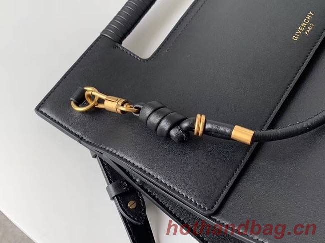 GIVENCHY Whip large leather shoulder bag 37101 black