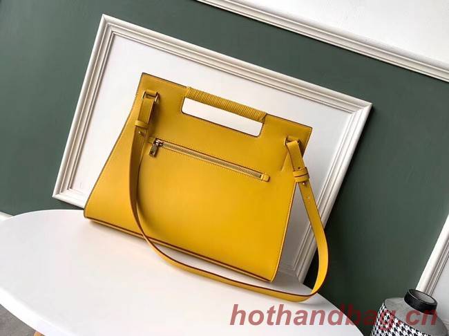 GIVENCHY Whip large leather shoulder bag 37101 yellow