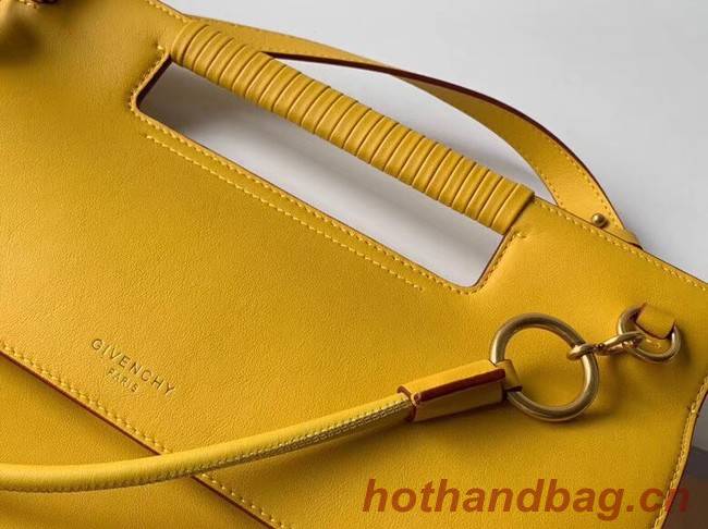 GIVENCHY Whip large leather shoulder bag 37101 yellow