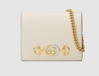 Gucci Zumi Card Holder 570660 White