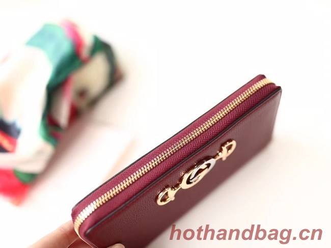 Gucci Zumi Wallet 570661 red