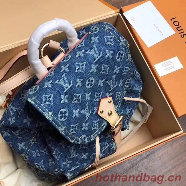 Louis Vuitton Denim Backpack M44460 blue