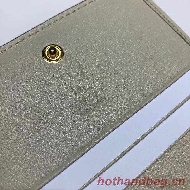 Gucci Ophidia leather wallet 523155 white