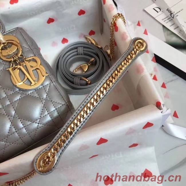 MINI LADY DIOR-TAS VAN LAMSLEER M15P grey