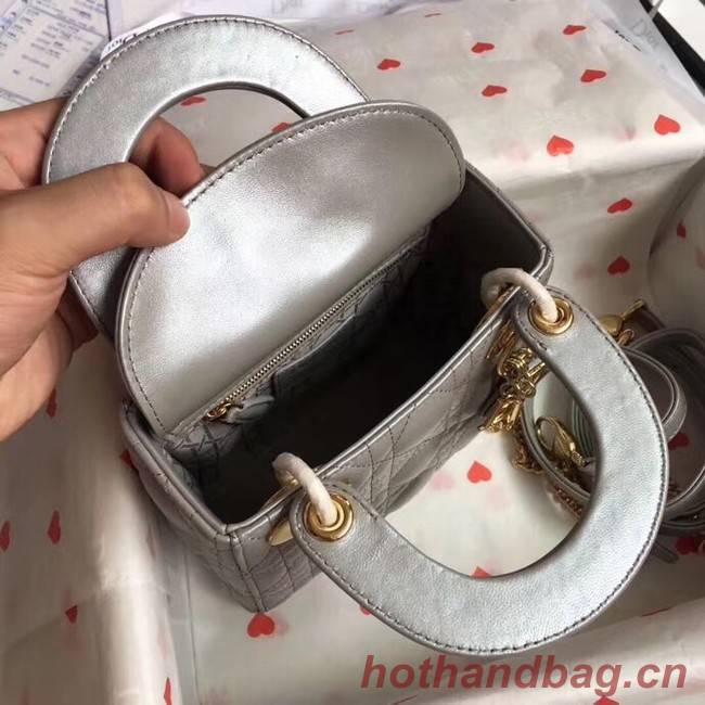 MINI LADY DIOR-TAS VAN LAMSLEER M15P grey