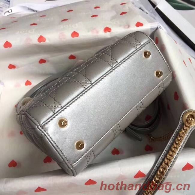 MINI LADY DIOR-TAS VAN LAMSLEER M15P grey