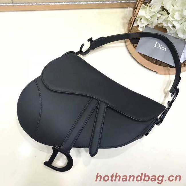 Dior SADDLE BAG CALFSKIN M0446CWGH BLACK