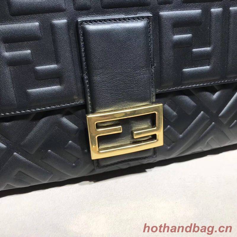 FENDI BAGUETTE large Shoulder Bag 8BR771A black