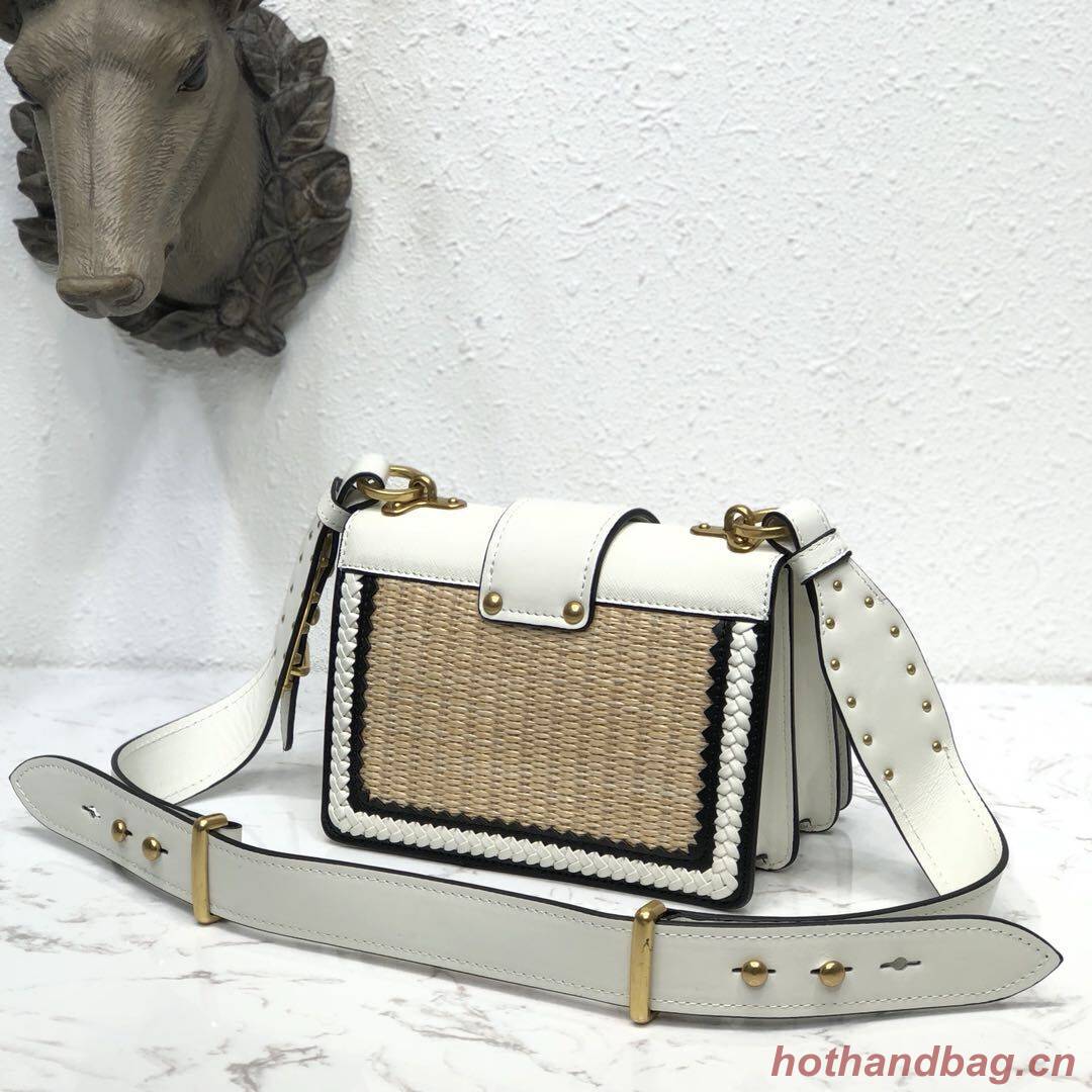 Prada Top Qualiyt Bag 1BA215 White