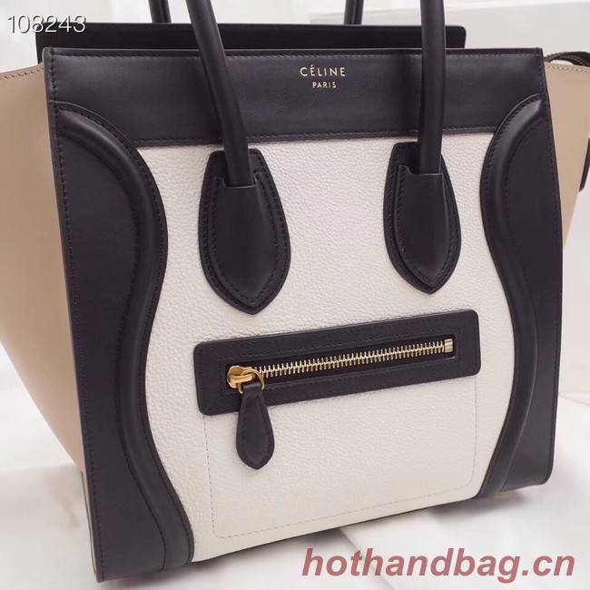 Celine Luggage Boston Tote Bags All Calfskin Leather C0189-2