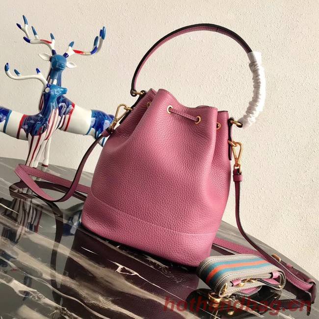 Prada Leather bucket bag 1BE018 rose