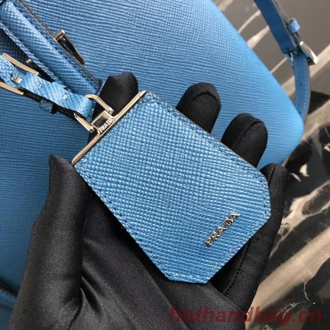 Prada Saffiano original Leather Tote Bag BN2838 blue