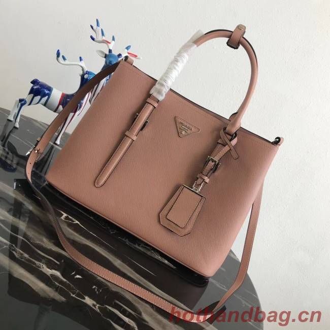 Prada Saffiano original Leather Tote Bag BN2838 pink