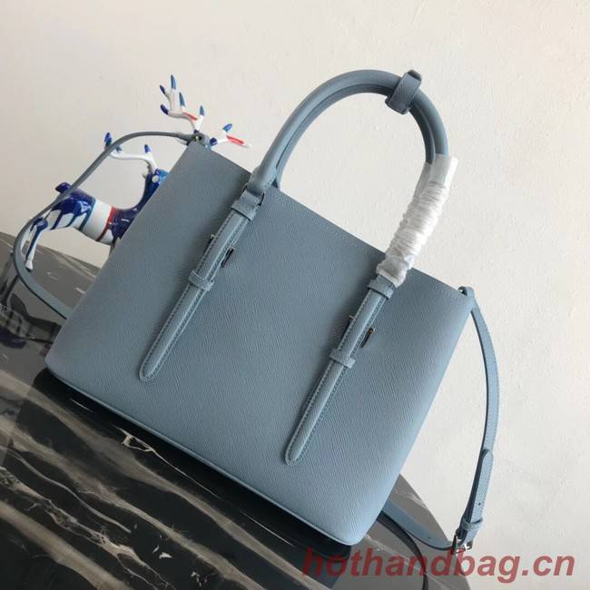 Prada Saffiano original Leather Tote Bag BN2838 sky blue