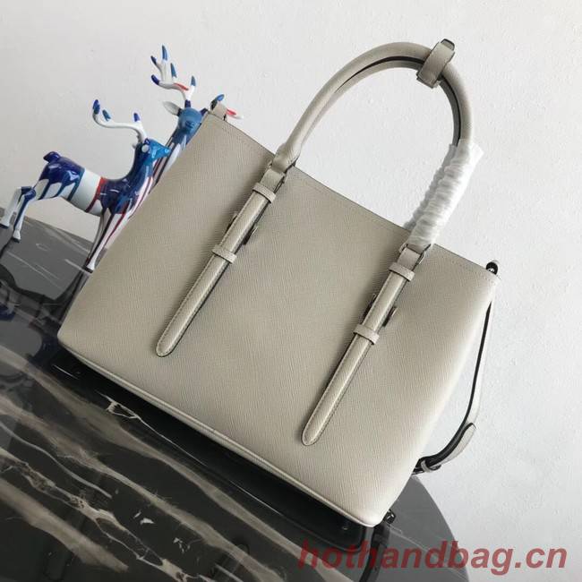 Prada Saffiano original Leather Tote Bag BN2838 white